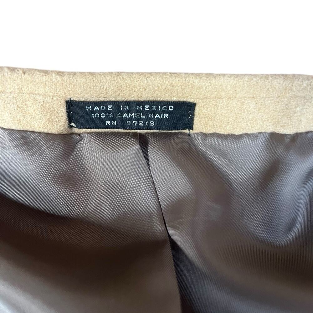 Botany 500 Mens Tan Beige 100% Fine Camel Hair Suit Blazer Jacket Sport Coat 44R - Picture 5 of 12